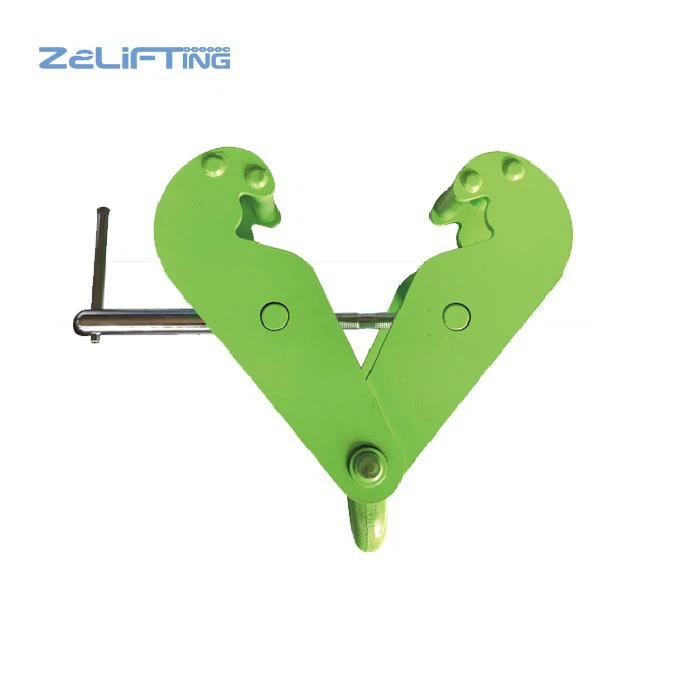 3ton Beam Clamp with Fixed Jaw and Large Lifting Shackle